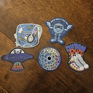 Dutch Bros Coffee Five Sticker Set